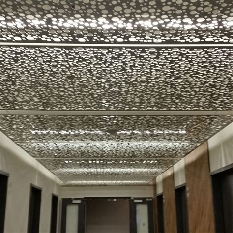 perforated steel ceiling panels